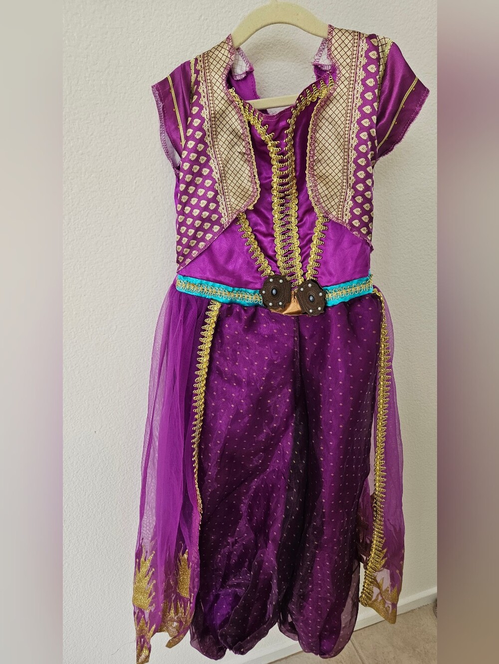 Disney Aladdin Jasmine Dress In Size S (4-6)